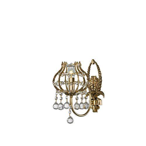 Royal - 1 Bulb - Gold Oxide - Ball & Octagon Clear