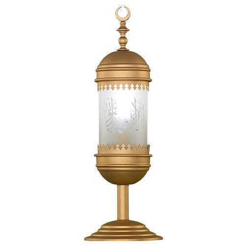 Islamic - 1 Bulb - Bronze - Without Crystal