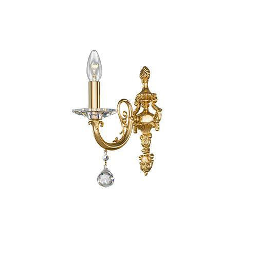 Majestic - 1 Bulb - Gold - Ball & Octagon Clear