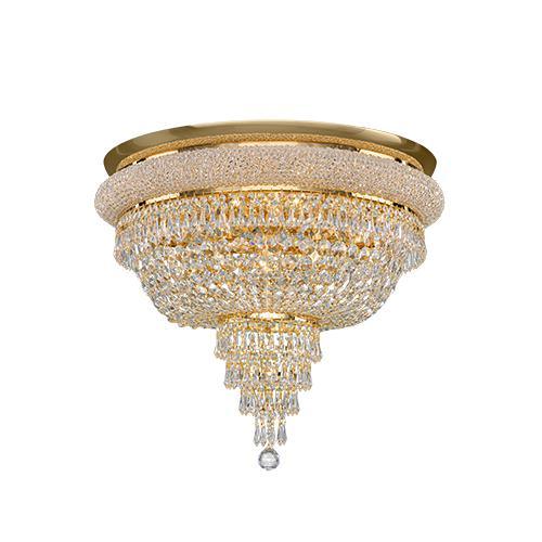 Empire - 12 Bulbs - Gold - Ball Clear