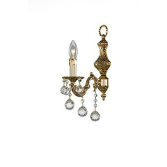 Brass - 1 Bulb - Gold Oxide - Ball Clear