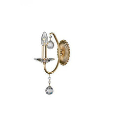 Majestic - 1 Bulb - Gold - Ball & Octagon Clear