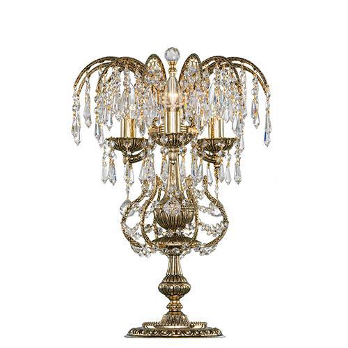 Royal - 3 Bulbs - Gold Oxide - Ball & Octagon Clear