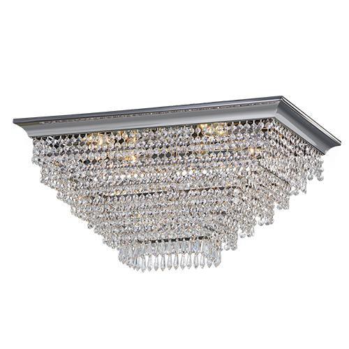 Empire - 9 Bulbs - Chrome - Ball & Octagon Clear