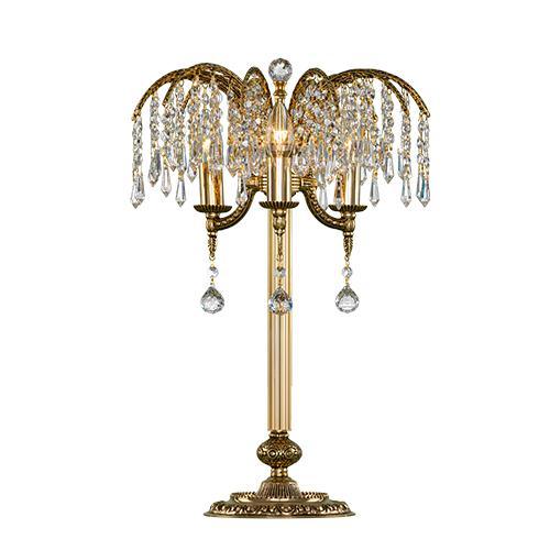 Royal - 3 Bulbs - Gold Oxide - Ball & Octagon Clear