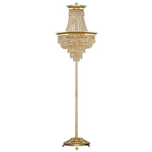 Empire - 8 Bulbs - Gold - Ball, Octagon & Drop Clear