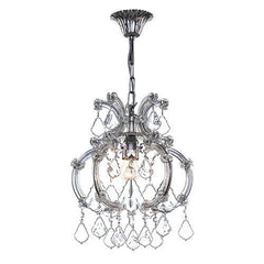 Teresa - 1 Bulb - Chrome - Pendeloque Clear