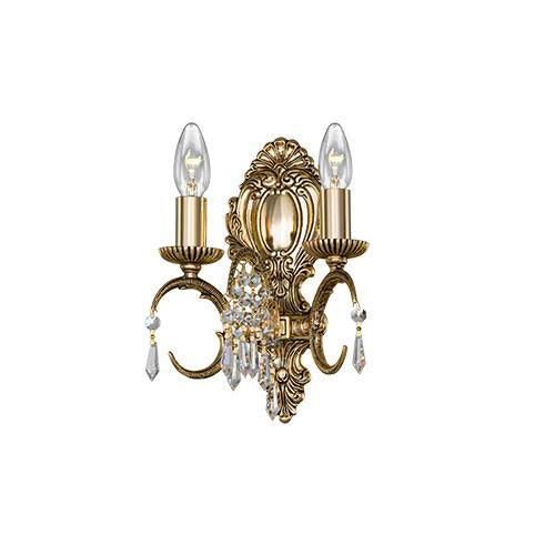 Royal - 2 Bulbs - Gold Oxide - Ball & Octagon Clear