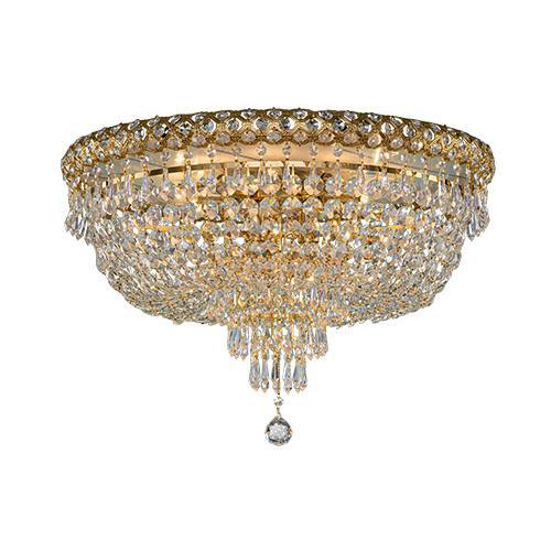 Empire - 12 Bulbs - Gold - Ball & Octagon Clear