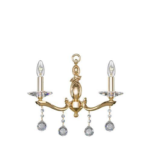 Majestic - 2 Bulbs - Gold - Ball & Octagon Clear