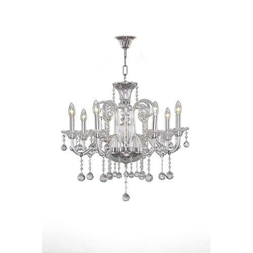 Asfour Crystal - Crystal - 8 Bulbs - Chrome - Ball Clear