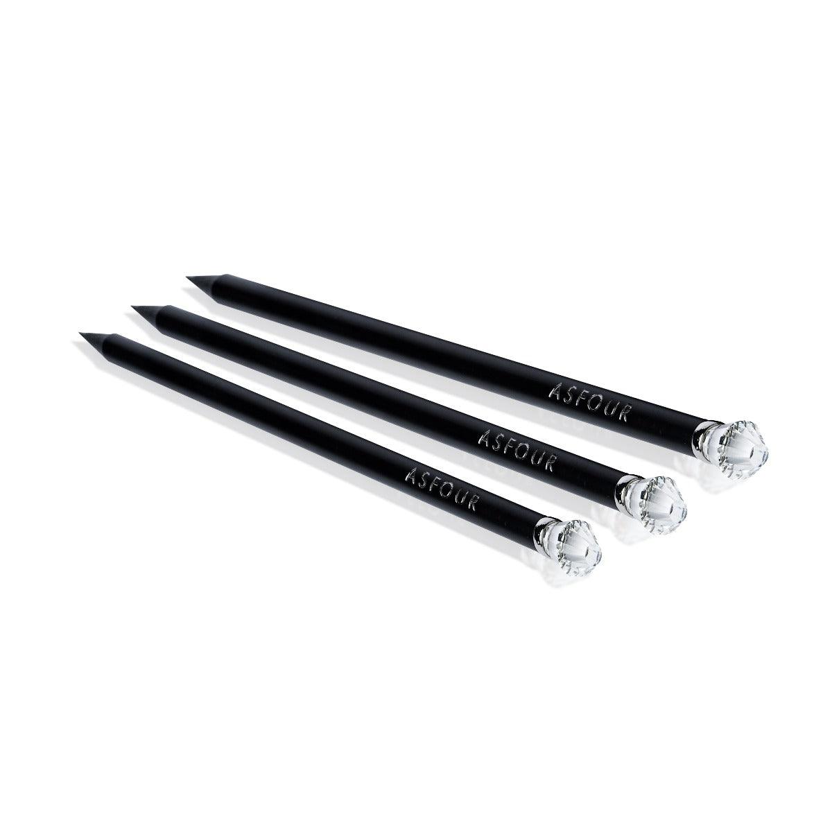 Crystal Pencil - Crystal Clear - Box of 3 pieces - Asfour Crystal
