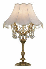Table Lamp 937/1 Gold Oxide Ball & Oct. Without Shade - 1 Bulb