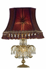 Table Lamp 939/4 Gold Oxide Ball & Oct. Without Shade - 4 Bulb