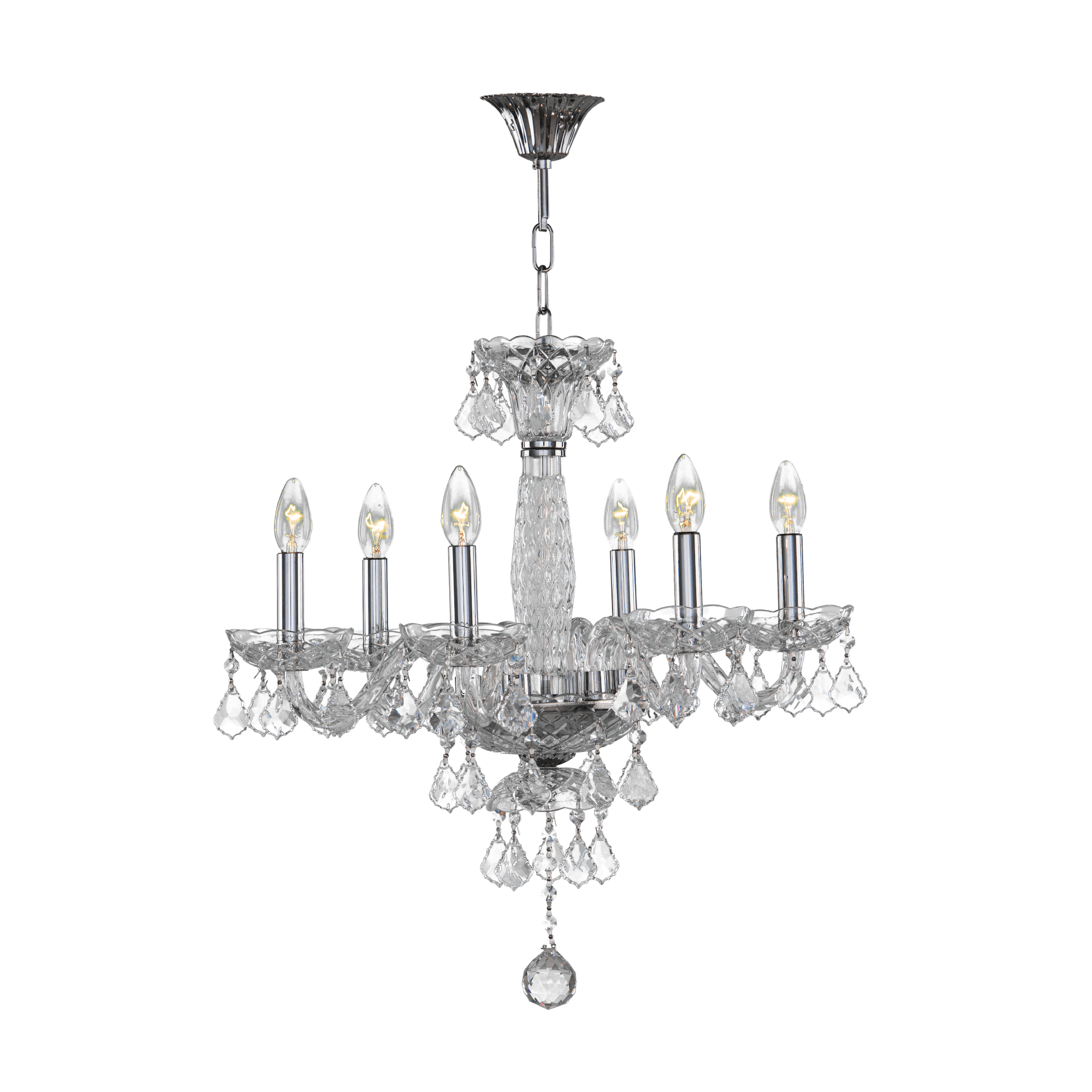 Asfour-Crystal-Lighting-Crystal-Collection-Crystal-Chandelier-6-Bulbs-Chrome