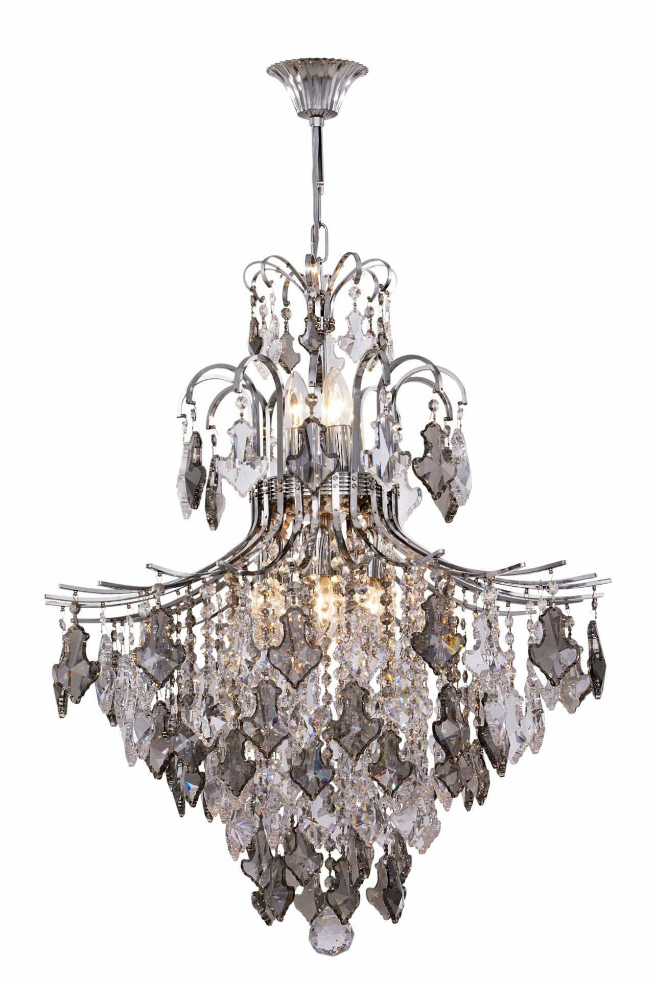 Chandelier 21/1016/65/9 Chrom Pendeloque����������������������������������