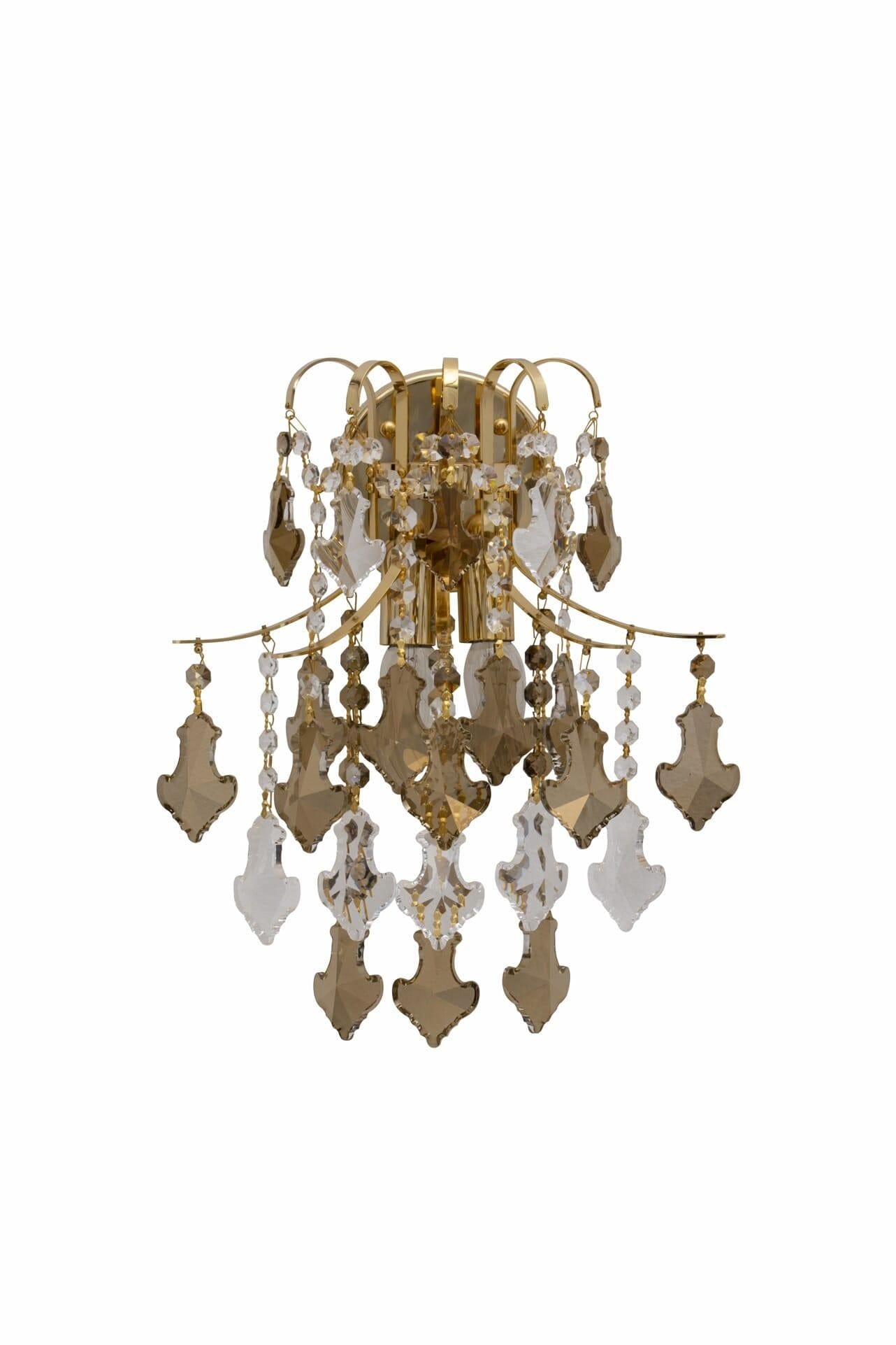 Wall Lamp 21/1016/25/2 Gold Pendeloque 915 Honey *�����������������������