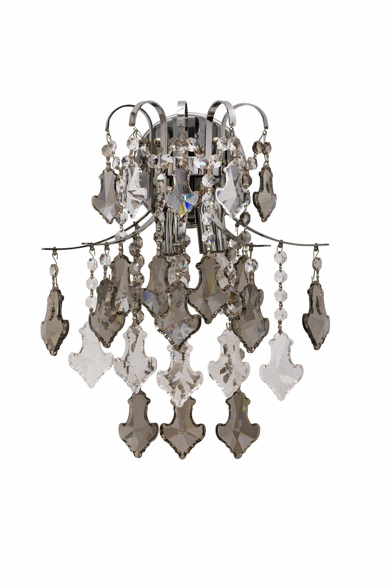 Wall Lamp 21/1016/25/2 Chrome Pendeloque 915 Stain *�������ï