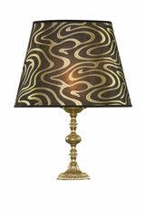 Table Lamp 215 R Gold Without Crystal Without Shade - 1 Bulb