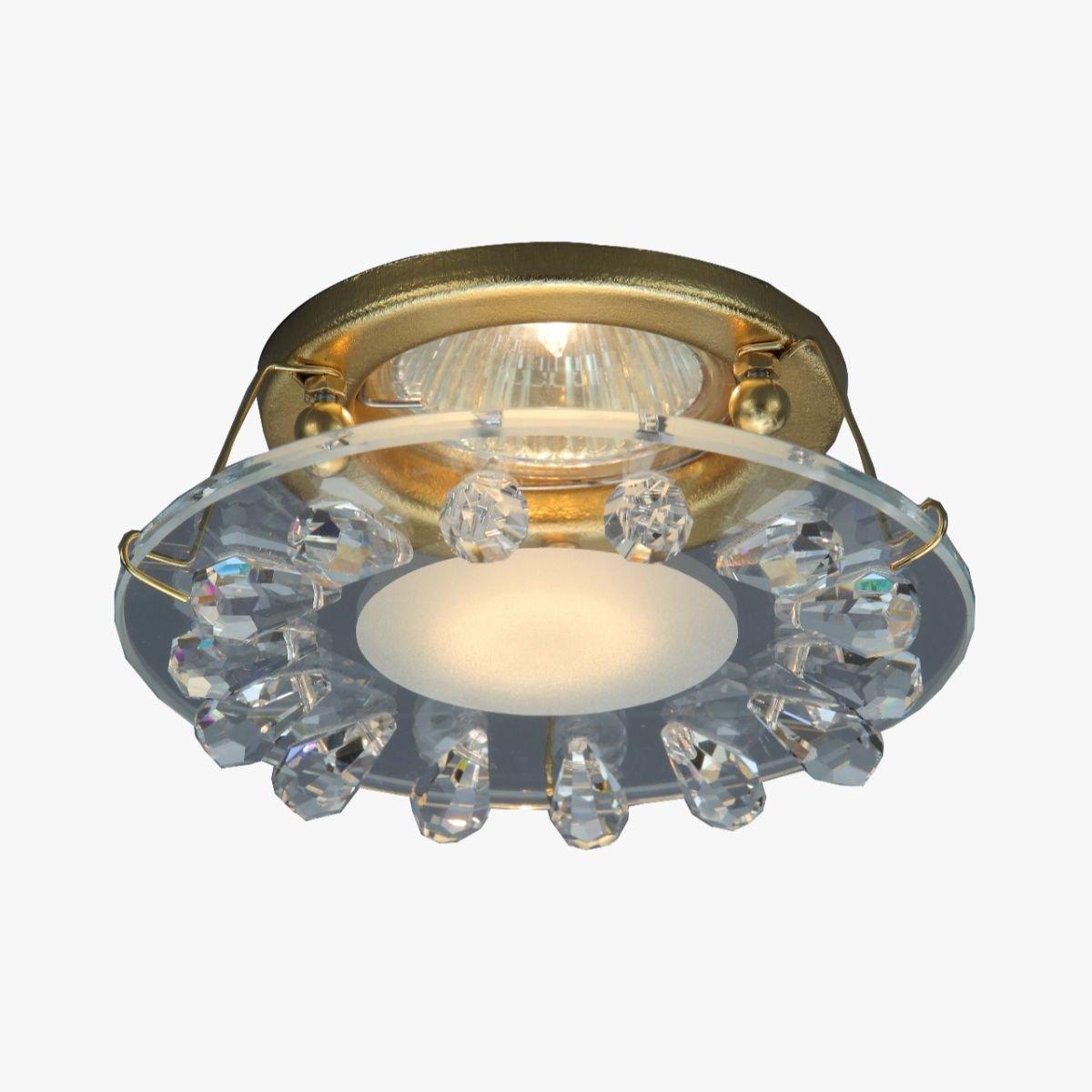 Fashion -1 Bulb - Gold - Drop Clear