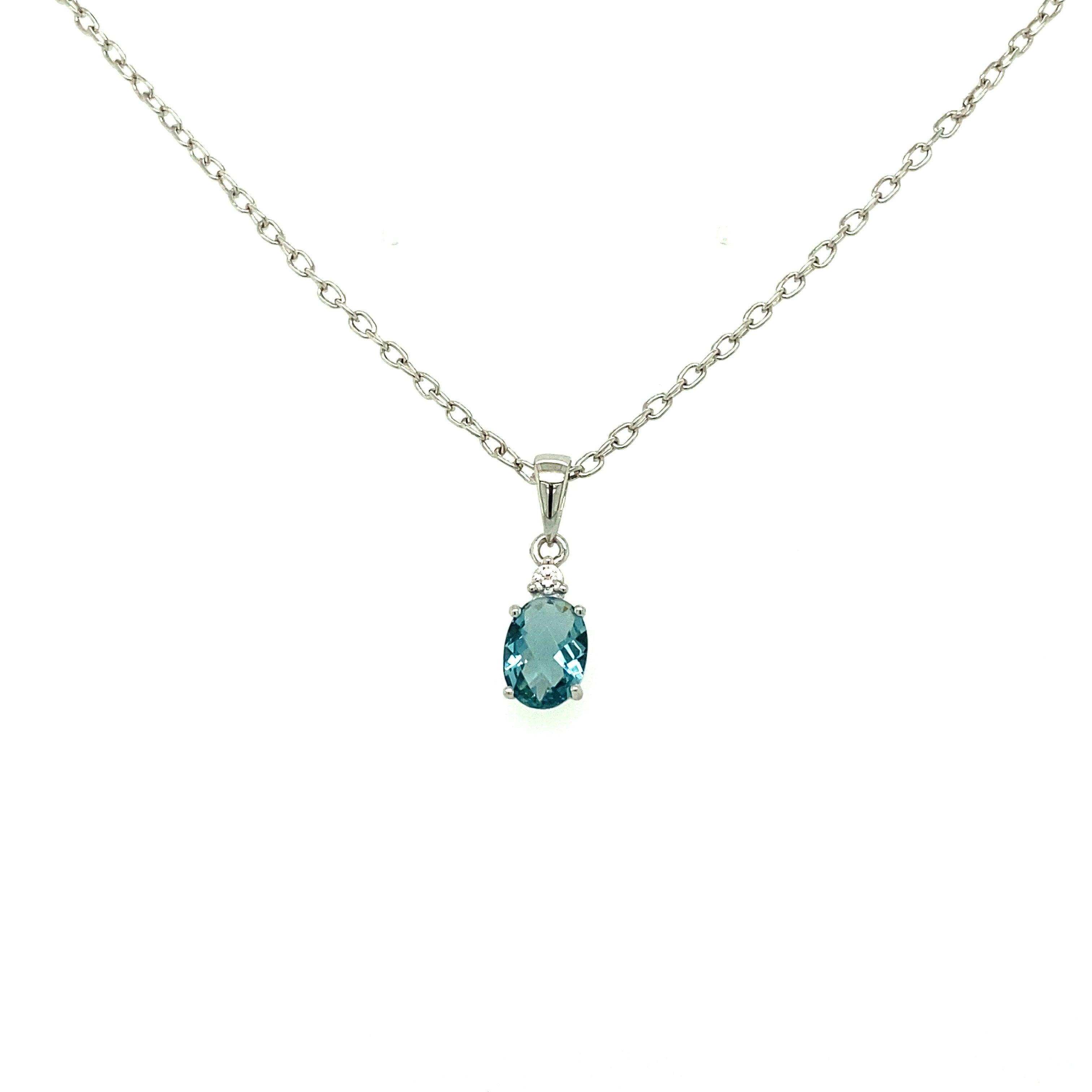 Asfour Crystal Silver Accessories Necklace TP22171-M - 925 Sterling Silver