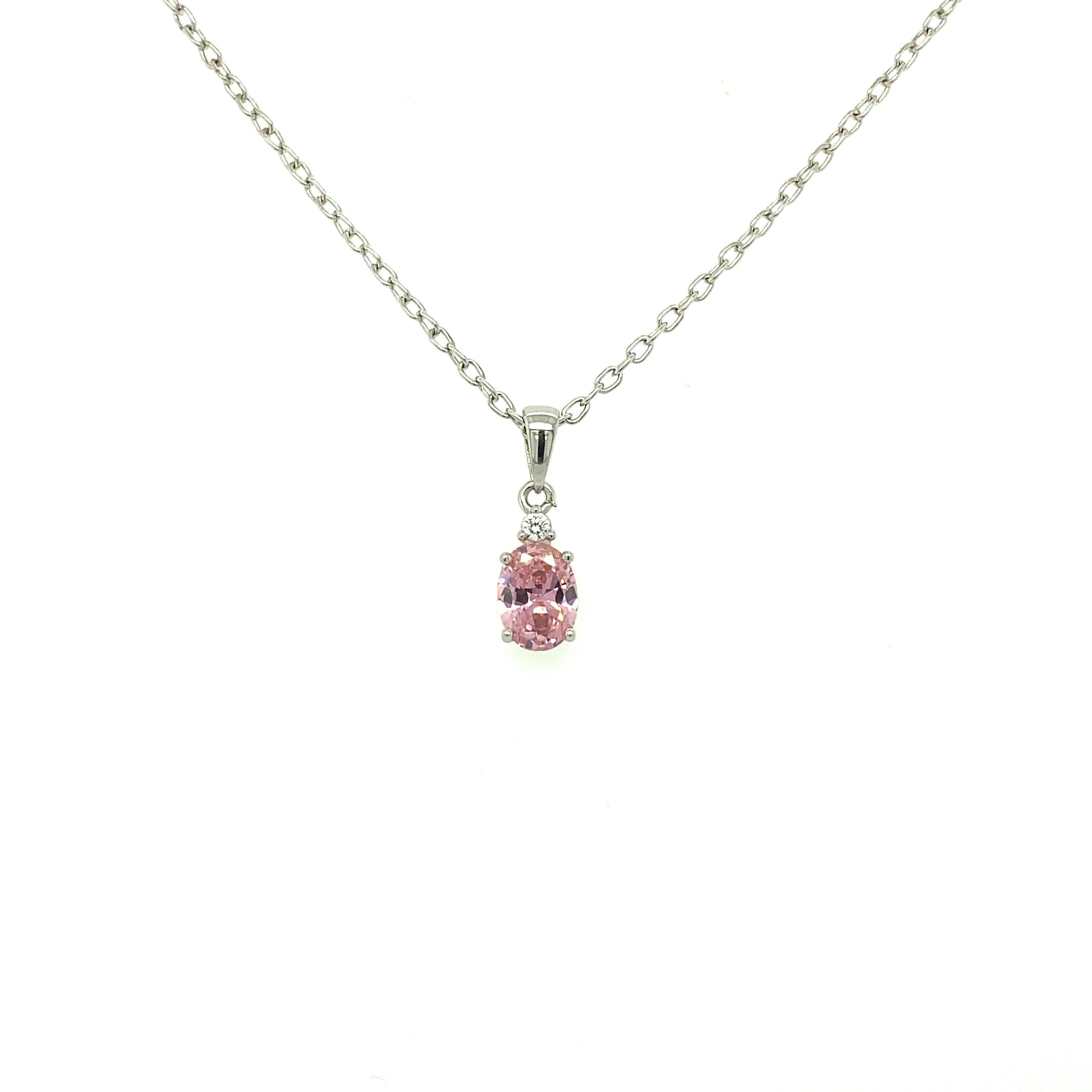 Asfour Crystal Silver Accessories Necklace TP22171-O - 925 Sterling Silver