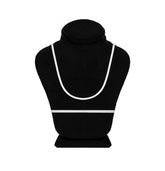 Asfour Crystal 925 Sterling Silver Snake Necklace & Bracelet SR0090-S