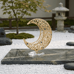 Asfour Crystal Crescent with Base