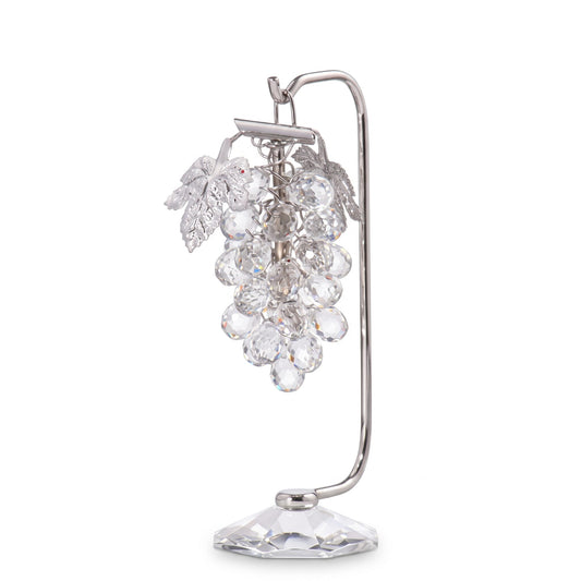 Grapes - Clear - Silver Plated - Small - Asfour Crystal