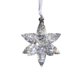 عصفور كريستال نجمة معلقة 2024/14 شفاف