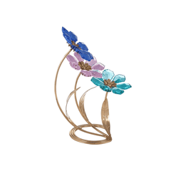 Asfour Crystal Flower – Multicolor – 3/1406