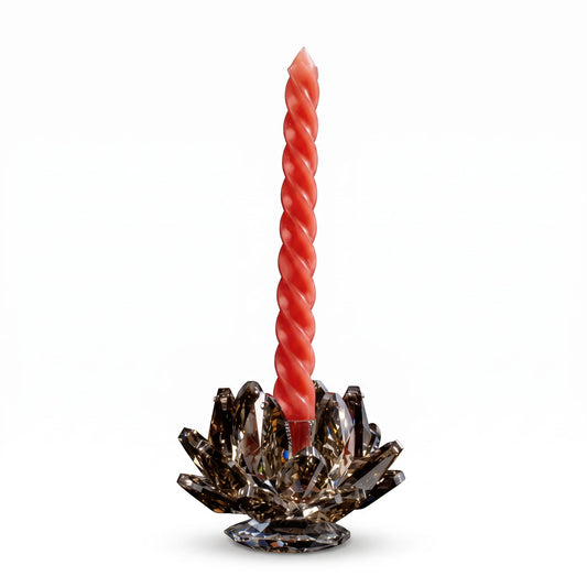 Crystal Candlestick - Satin - Asfour Crystal