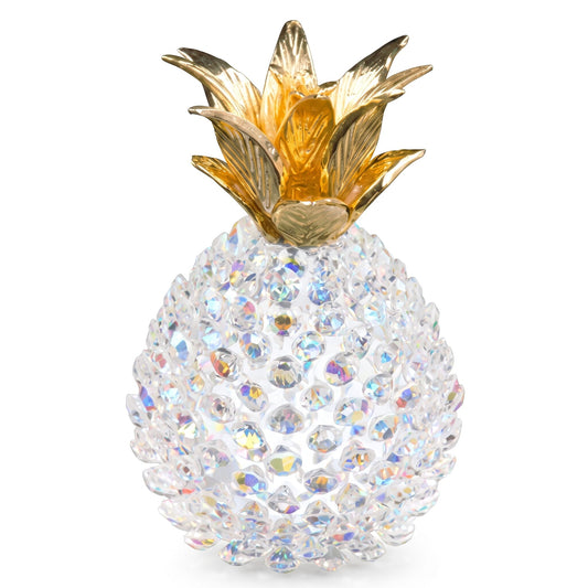 Pineapple - AB - Gold Plated - Asfour Crystal