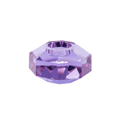 Taj Ring Candle Holder 8/9 with Light Violet Crystal