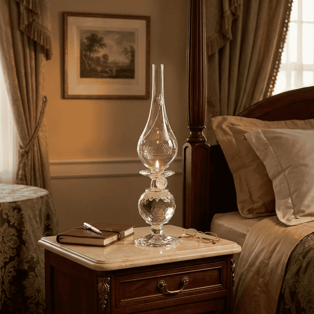Gas lamp - Clear - Large - Asfour Crystal