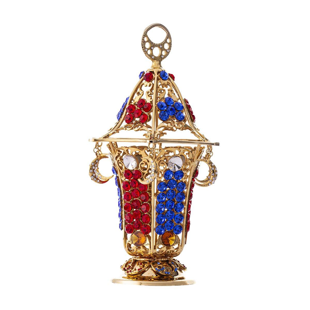 Ramadan Lantern Multi Colored Crystal Studded Small