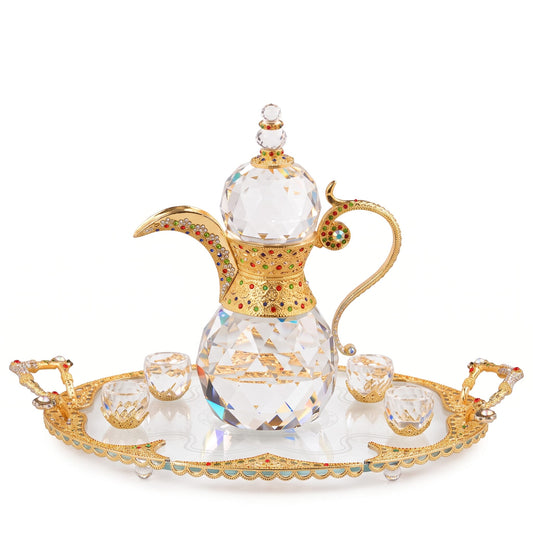 DALLAH With Tray (Decoration object) - Asfour Crystal