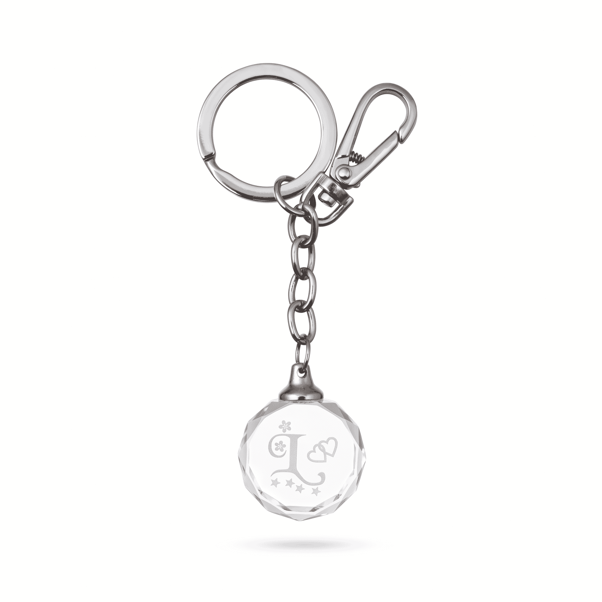 Asfour Crystal Letter L Keychain – 3D – 30/850/207