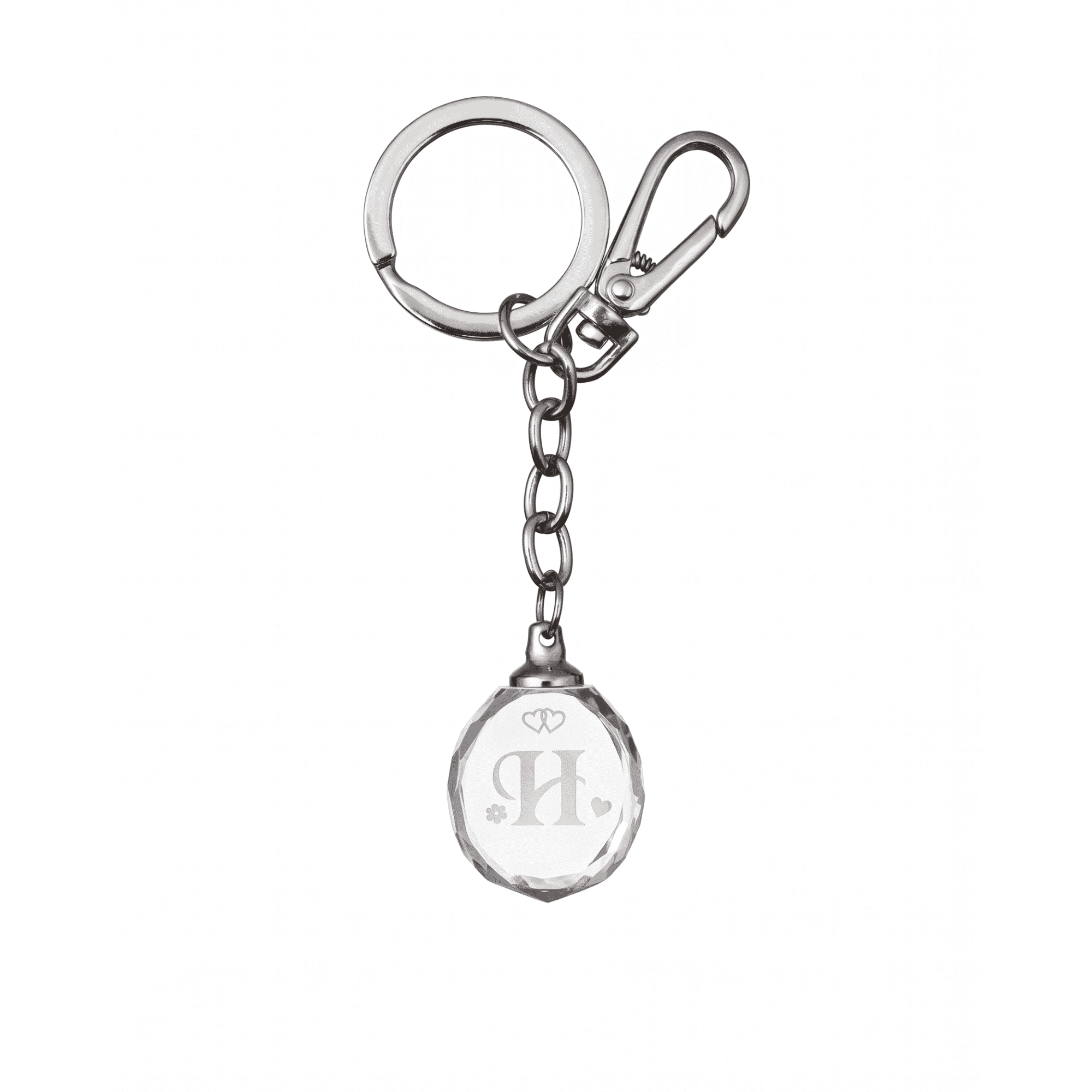 Asfour Crystal Letter H Keychain – 3D – 30/850/207