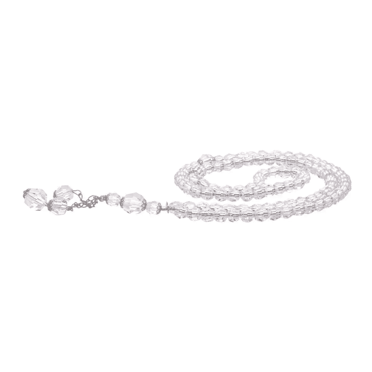 Rosary - Clear - Small Bead - Asfour Crystal