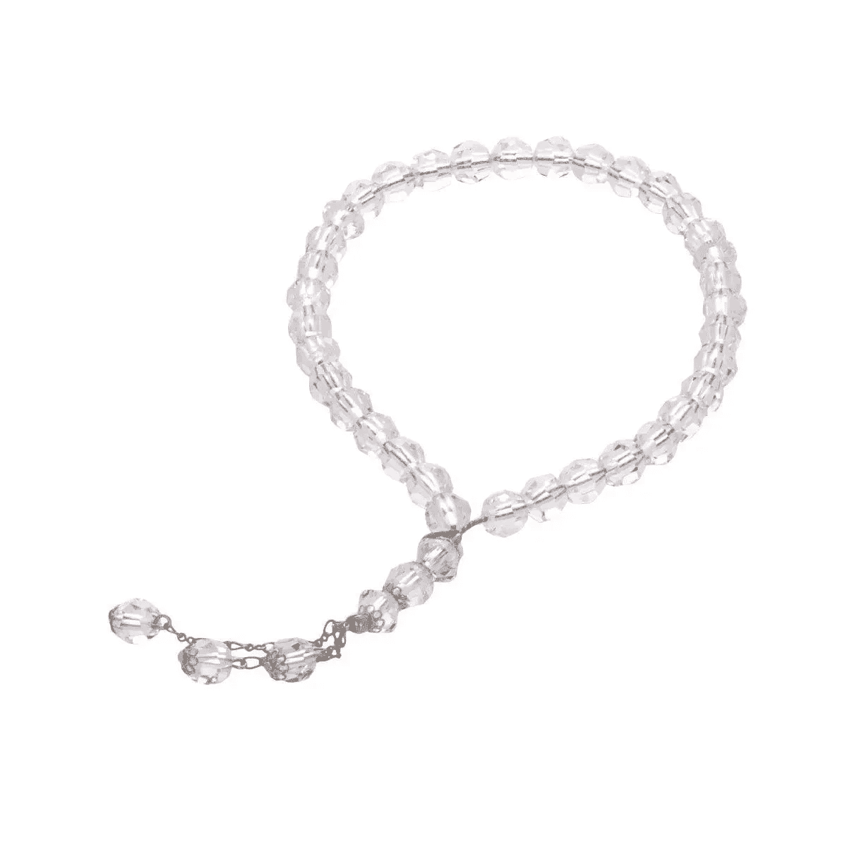 Rosary - Clear - Medium Bead - Asfour Crystal