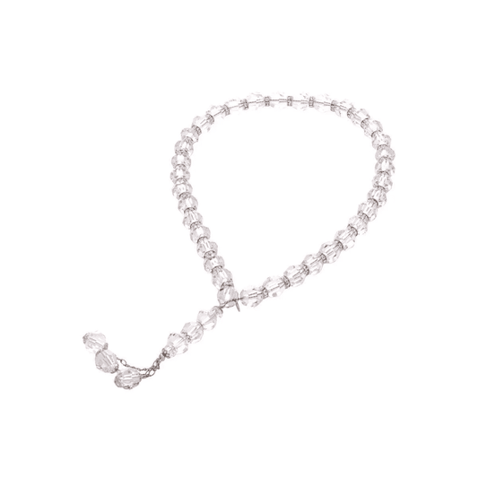Rosary - Clear - Medium Bead - Asfour Crystal