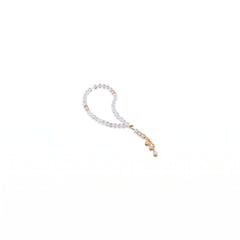 Asfour Crystal Rosary Transparent and Gold