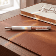 Crystal Pen - Rose - White - Asfour Crystal
