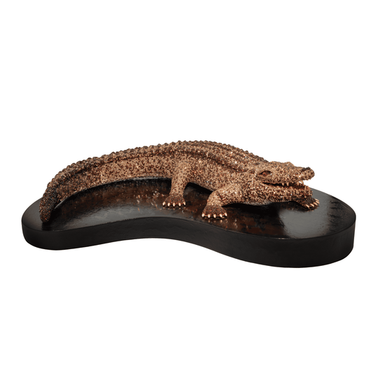 Crocodile Inlaid With Colored Lobes 15/32/56