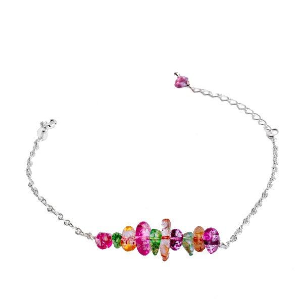 Bracelet B1223 - 925 Sterling Silver - Asfour Crystal