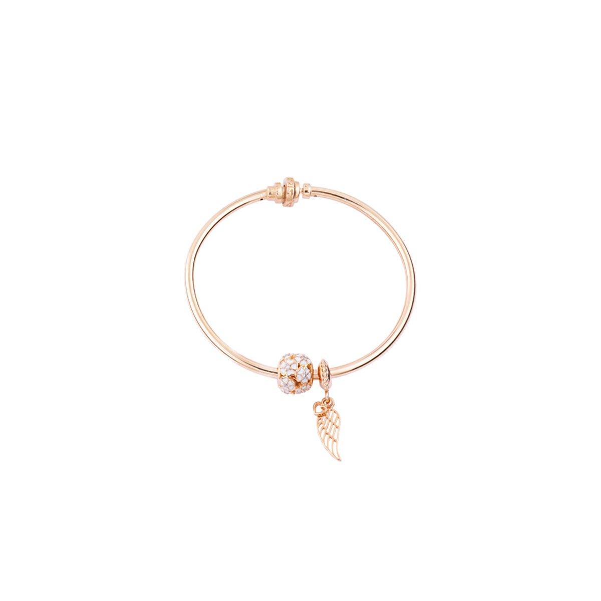 Bracelet B1366-520 - 925 Sterling Silver - Asfour Crystal