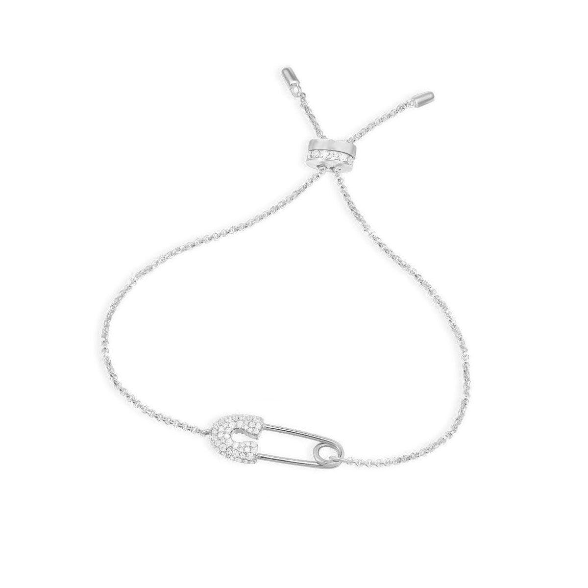 Bracelet B1368 - 925 Sterling Silver - Asfour Crystal