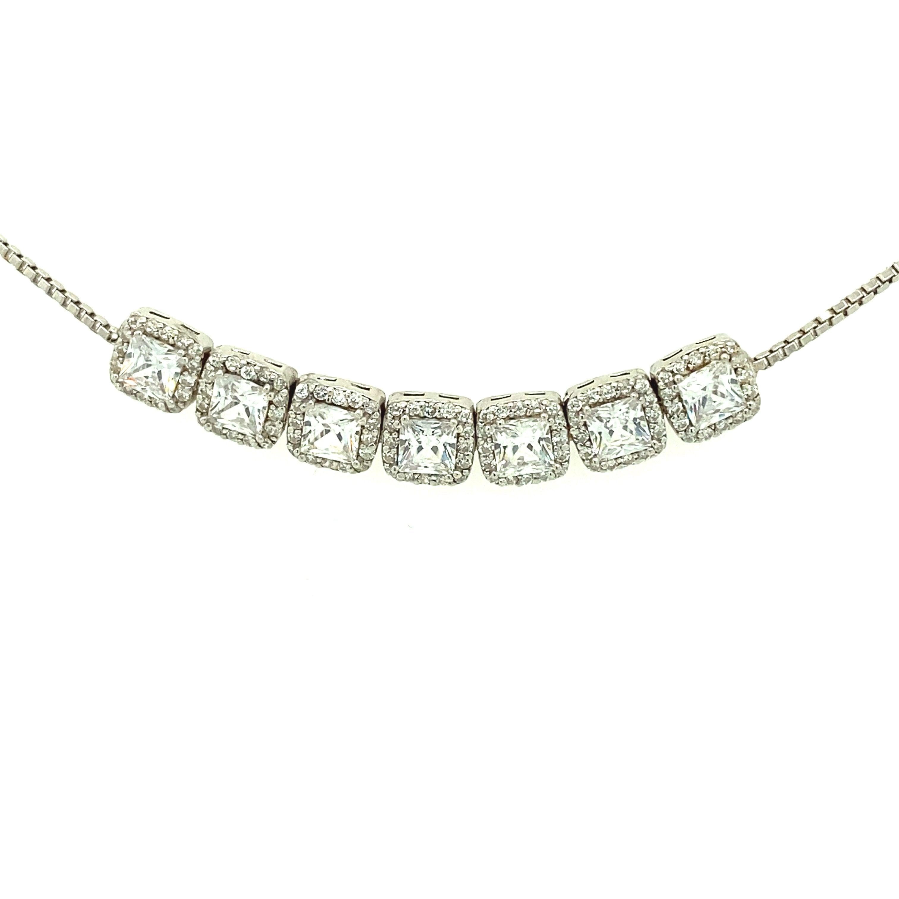 Asfour Crystal Silver Accessories Bracelet B1646 - 925 Sterling Silver