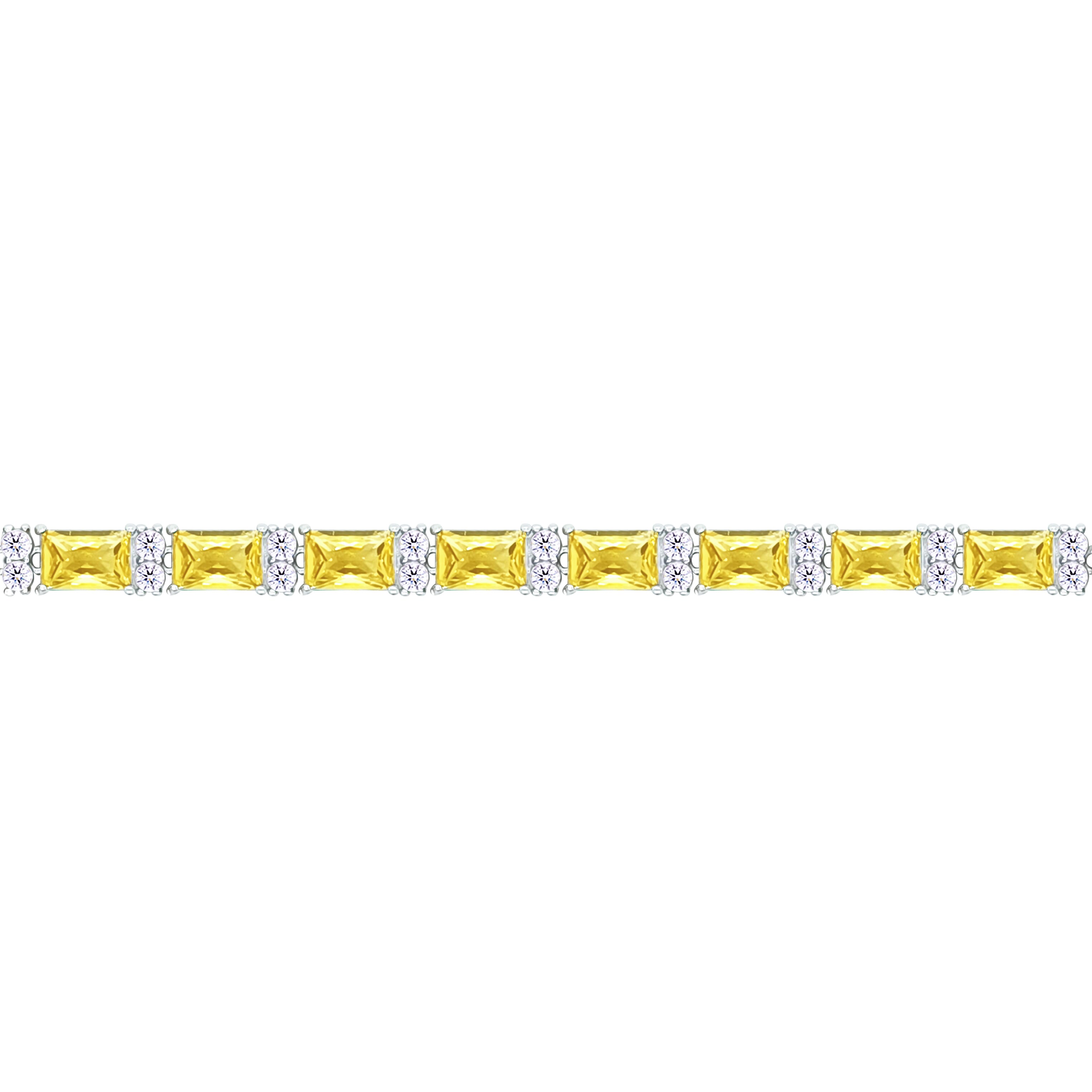 Asfour Crystal Tennis Bracelet With Turquoise Pear & Emerald Zircon In 925 Sterling Silver